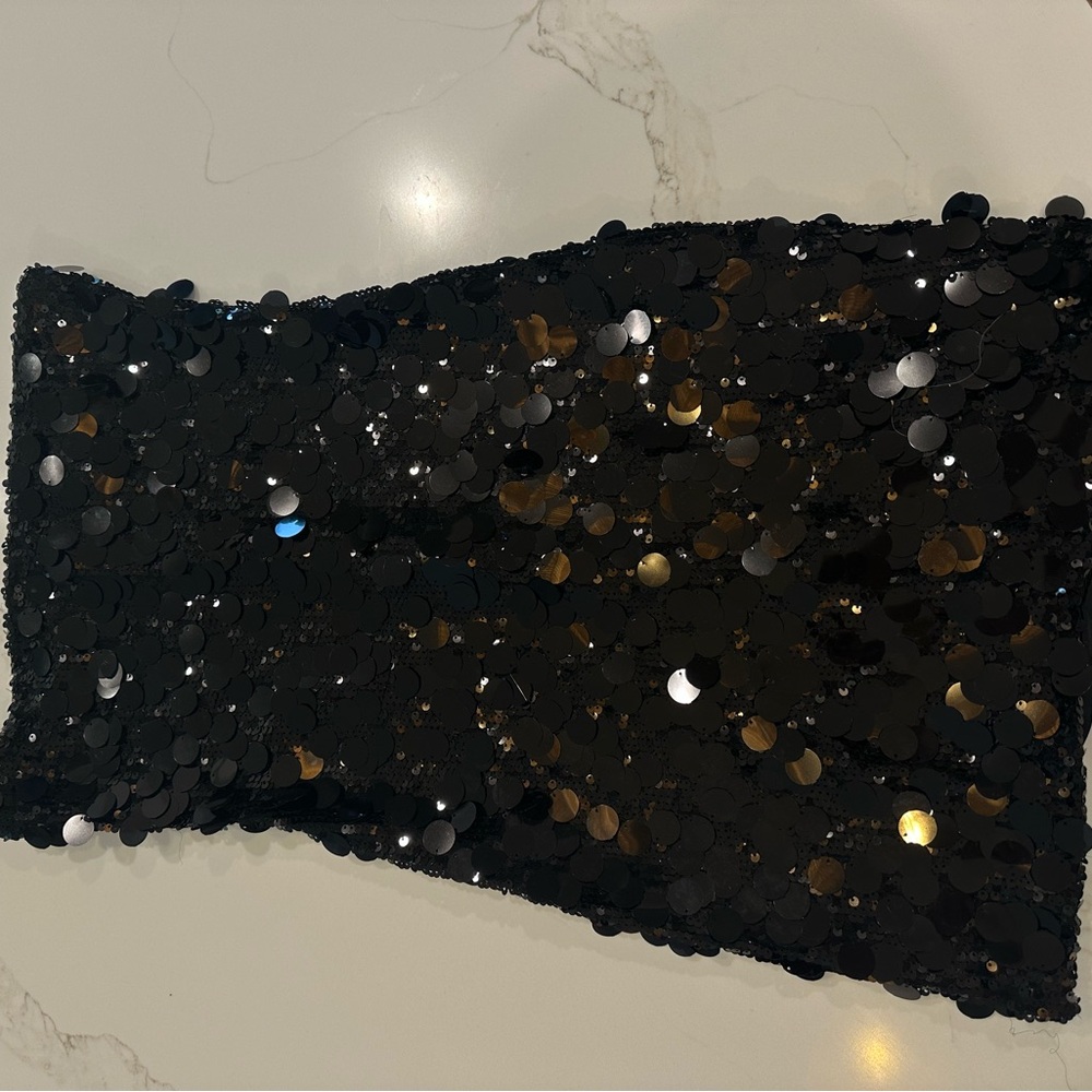 Edikted Black Sequin Mini Dress